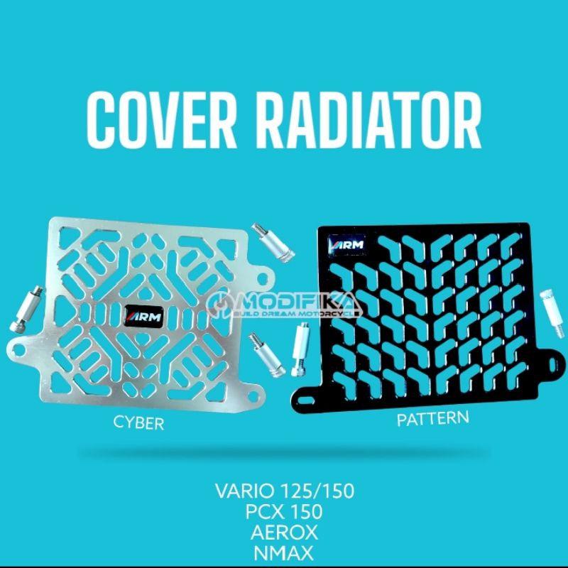 Cover radiator FULL CNC - ARM - ARUMI - VARIO PCX 150 160 , ADV, NMAX AEROX