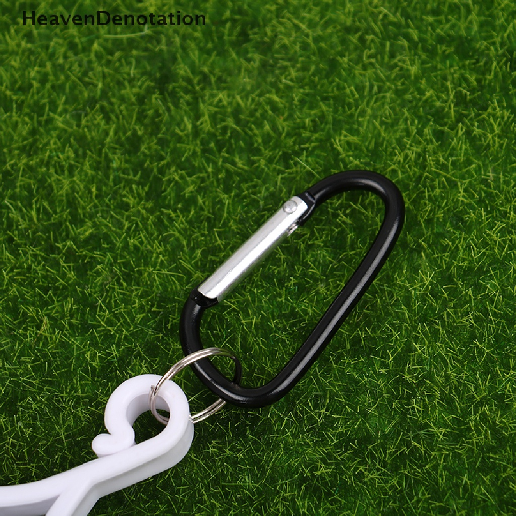 [HeavenDenotation] Sarung Tangan Golf Holder Dengan Carabiner Golf Gloves Stretcher Perlengkapan Alat Golfer HDV