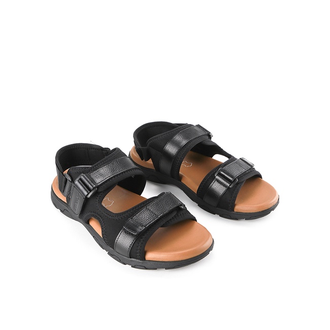 Playboy Sandal Pria Comforta Slingback 1 In Black
