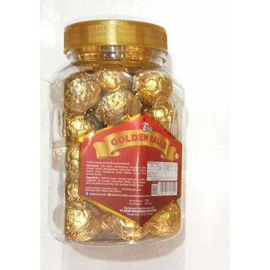 

Tobelo Golden Balls TOPLES 240 GR isi 40 choco ball ORIGIN