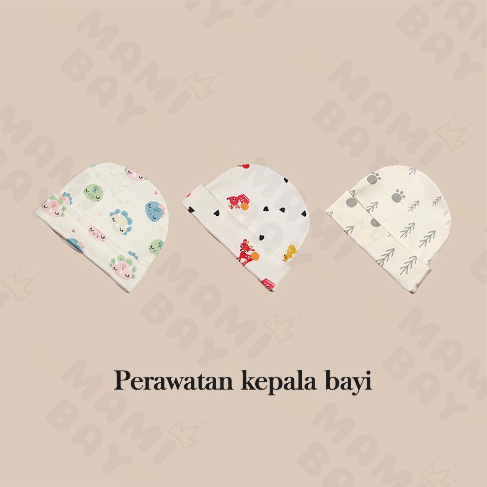 OKEYI Topi Kupluk Bayi Lucu Newborn Usia 0-18 Bulan