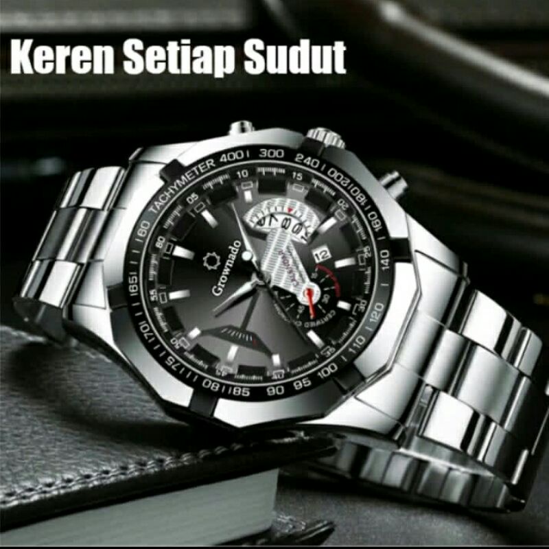 JAM TANGAN PRIA ELEGANT ANTI AIR ANTI GORES ORIGINAL KEREN