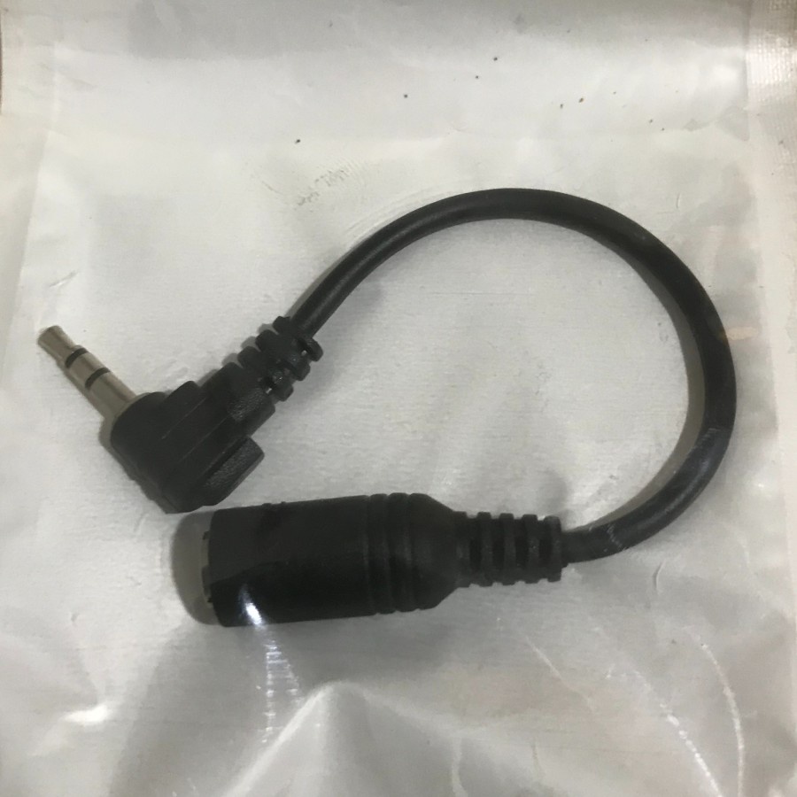 SAMBUNGAN SOKET MINI 3.5MM TO JACK MINI 2.5MM STEREO KABEL 10CM