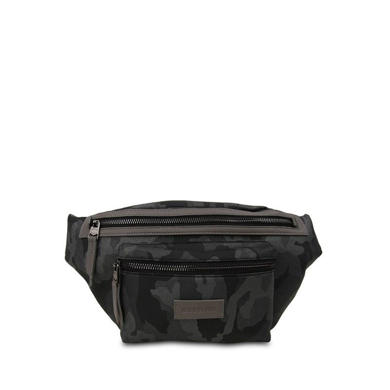 Gobelini - Waistbag WB motif Loreng (Mens Corazon Bumbag Black Grey) 2.980.000 jadi 499.000#NEW