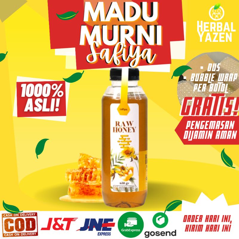 

Madu Asli | Madu Murni 350 650 gr gram Safiya Herbal Premium Original Herbal Yazen