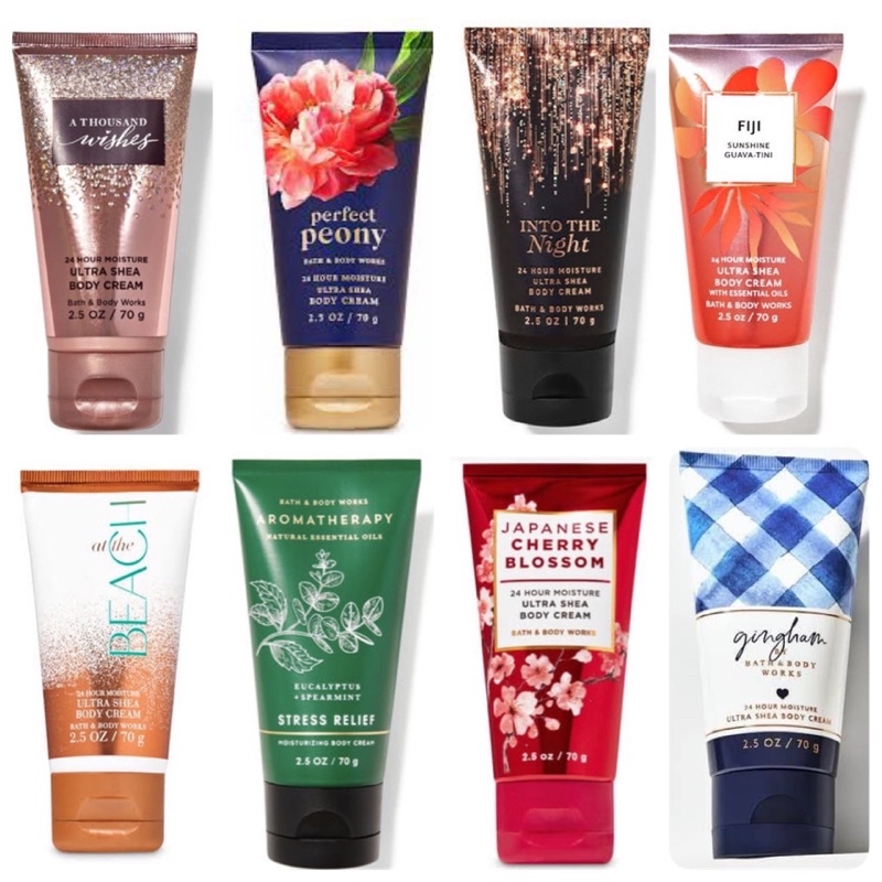 Bath and Body Works BBW Body Cream Travel Size