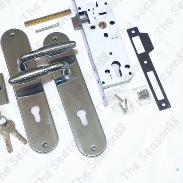 ✸ Kunci Pintu Set Gagang Bulat Kecil Besar - Gagang Pintu Rumah ➫