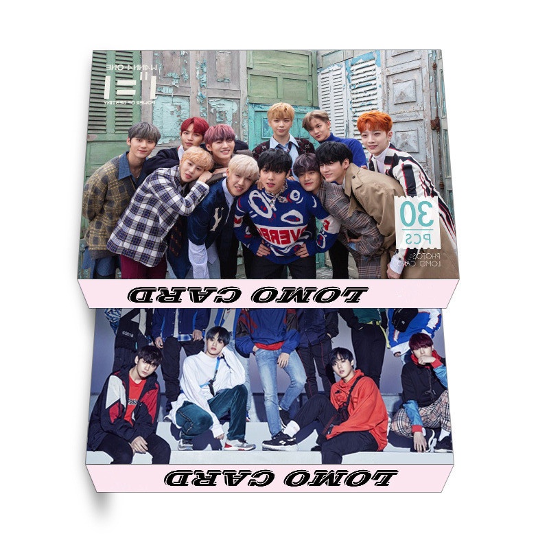 30pcs/box TWICE WANNAONE ITZY Album Foto Photocards Halloween Kartu Lomo Ceria DALLA Cantik Kpop Postcards