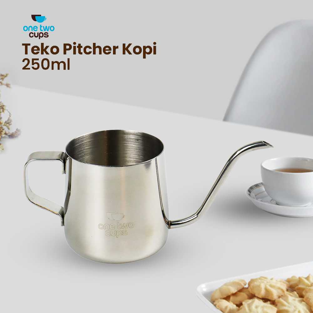 (BISA COD) FTIHSHP  Teko Pitcher Kopi Drip Kettle Cup - AA0049