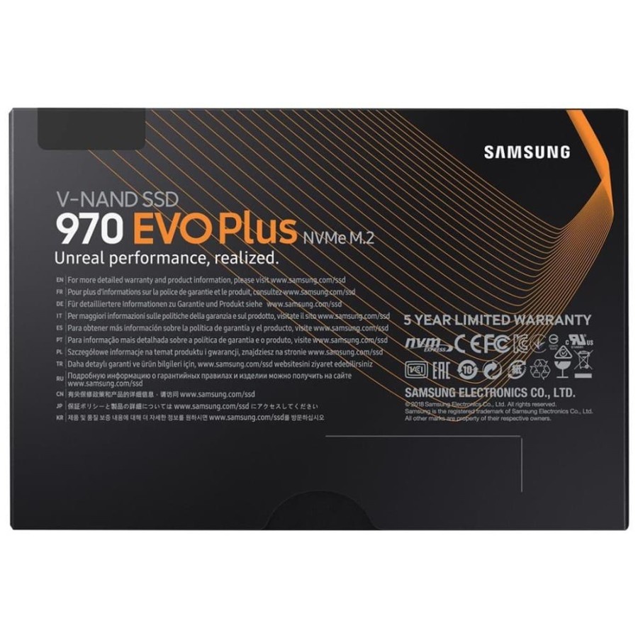 SSD SAMSUNG 970 EVO Plus NVMe M.2 SSD 250GB