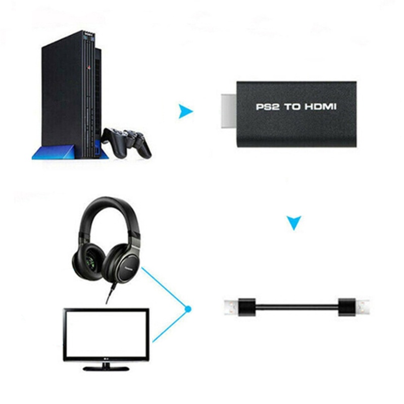 Antarmuka Transmisi Konversi btsg 1080P-Video Untuk PS2 Ke Adaptor