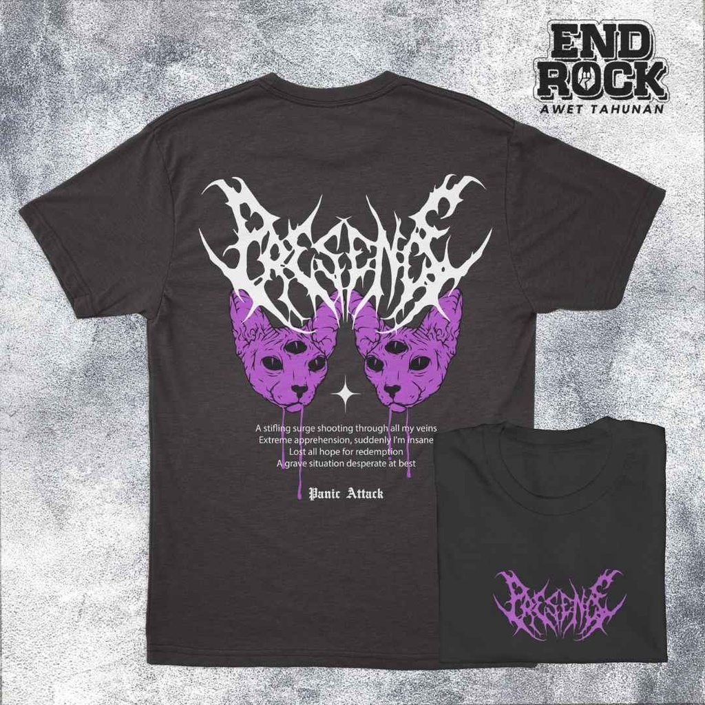 Kaos Distro Original Endrock Tema Panic Attack