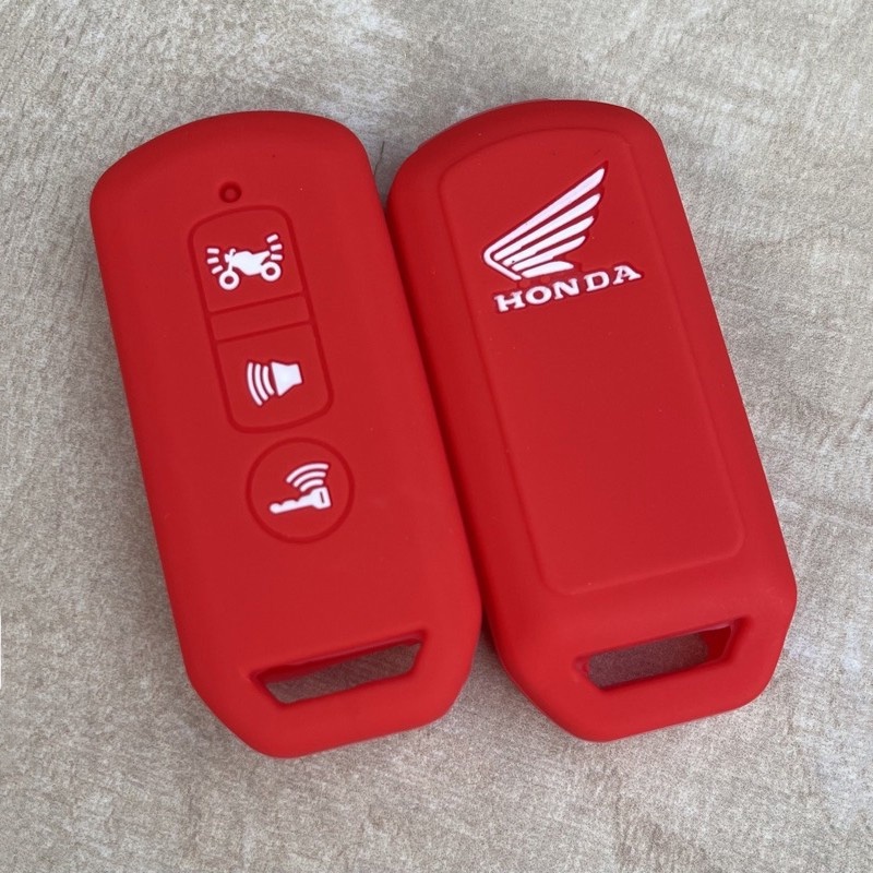 Case Holder Kunci Fob 3 Tombol Bahan Silikon Untuk Honda Pcx SH300i NF07 X-ADV XADV Forza 300