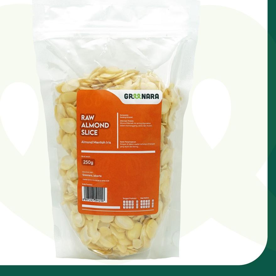 

➲ Almond Sliced Natural 250gr almond iris 250 gram ❇