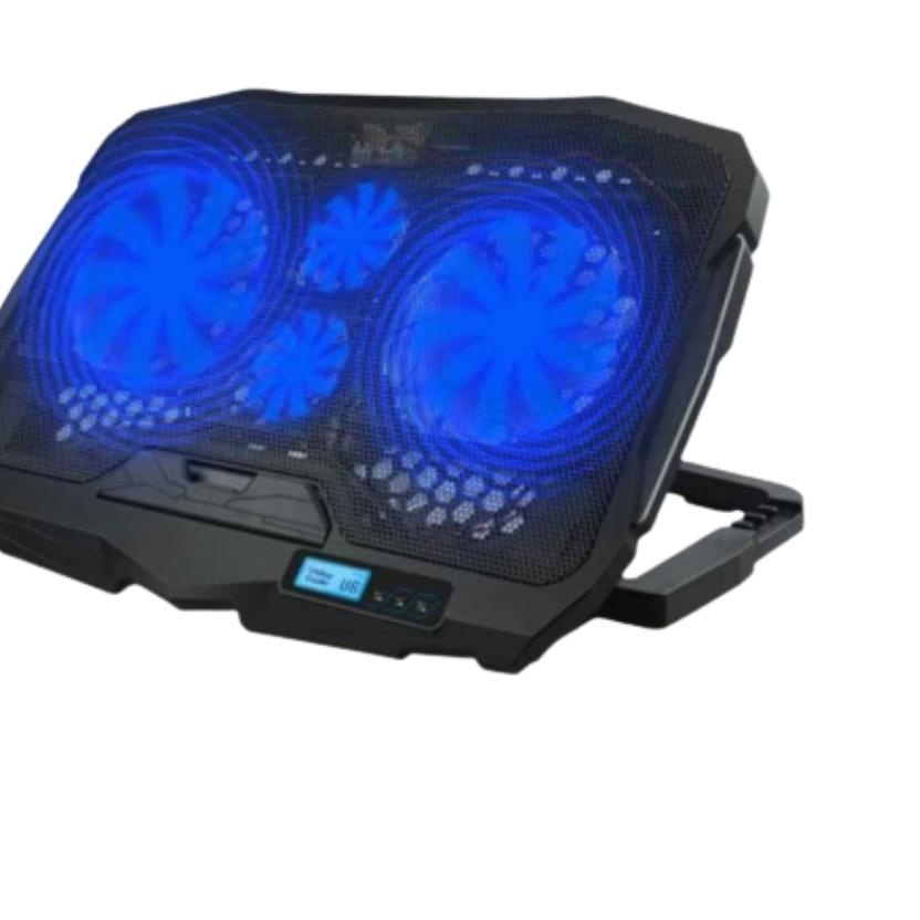 ★ Unitech Cooler Cooling Pad Laptop 4 Fan Super Kencang S18 ✦