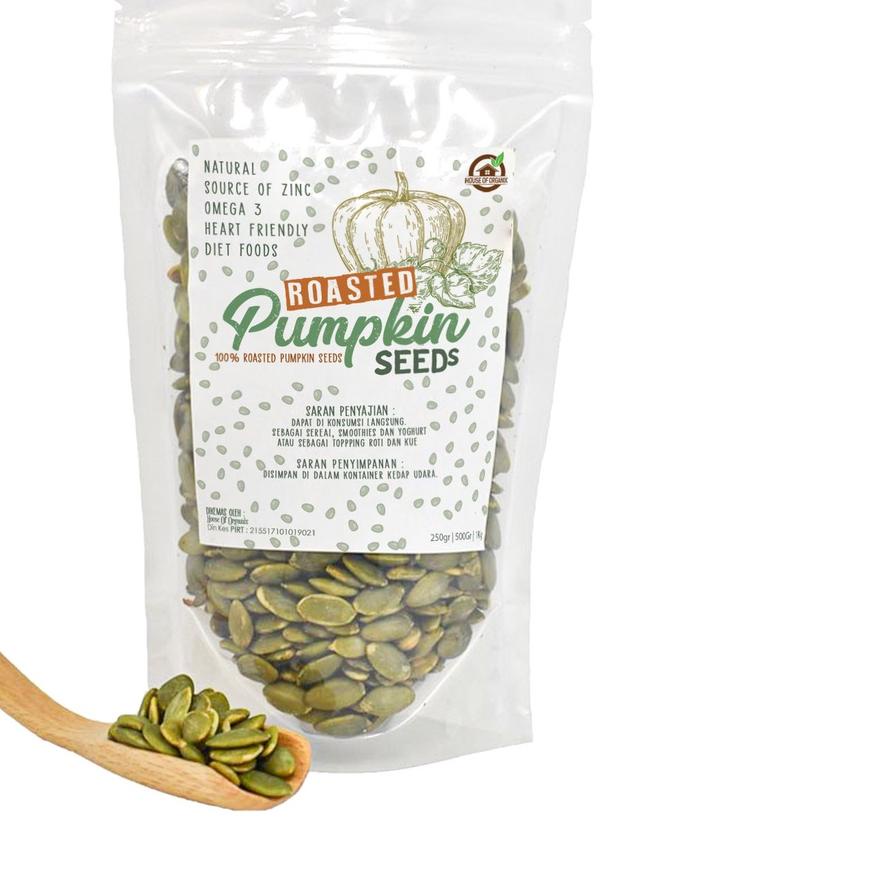 

ⅎ Roasted Pumpkin Seeds ( Biji Labu Panggang ) - 250 Gr ☜