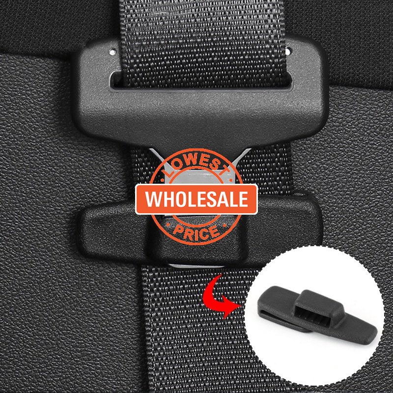 [Harga Grosir] 2Pcs Universal Car Safety Belt Buckle Holder Sabuk Pengaman Menyesuaikan Klip Pengaman Sabuk Penjepit Safety Limiter Holder Nyaman Sabuk Pengaman Gesper Jangkar