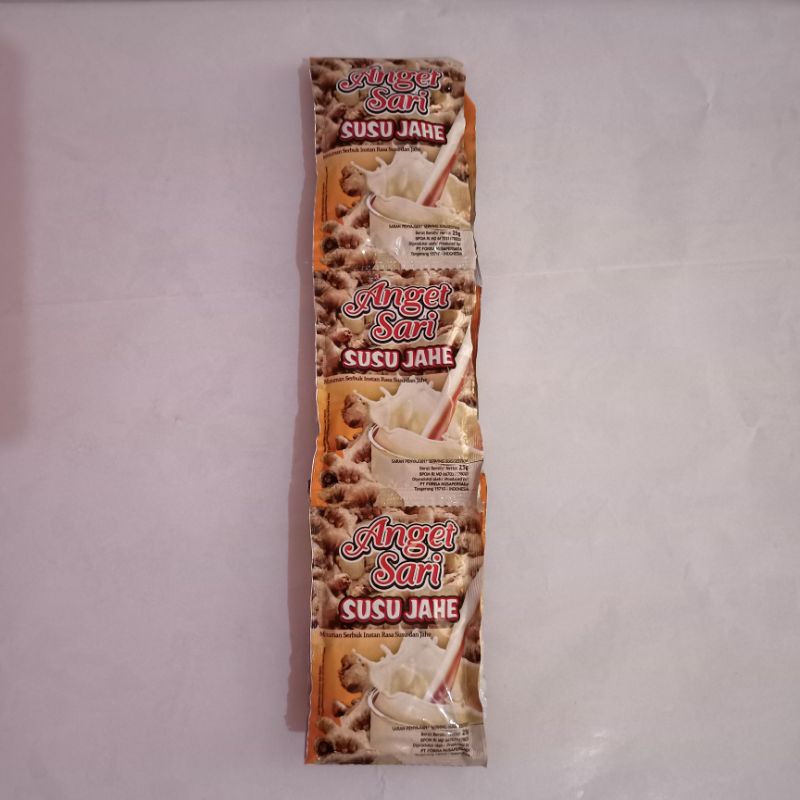 

Anget Sari Susu Jahe sachet/Rencengan