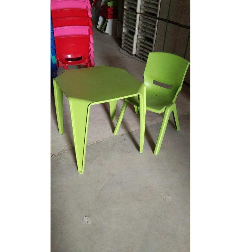 ♤ PAKET SET 1 MEJA + 1 KURSI ANAK OLYMPLAST MEJA OCT + KURSI OK 305 ➥