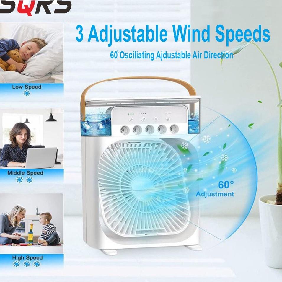 ℮ AC mini portable V3 plus kipas angin 600ML ۝