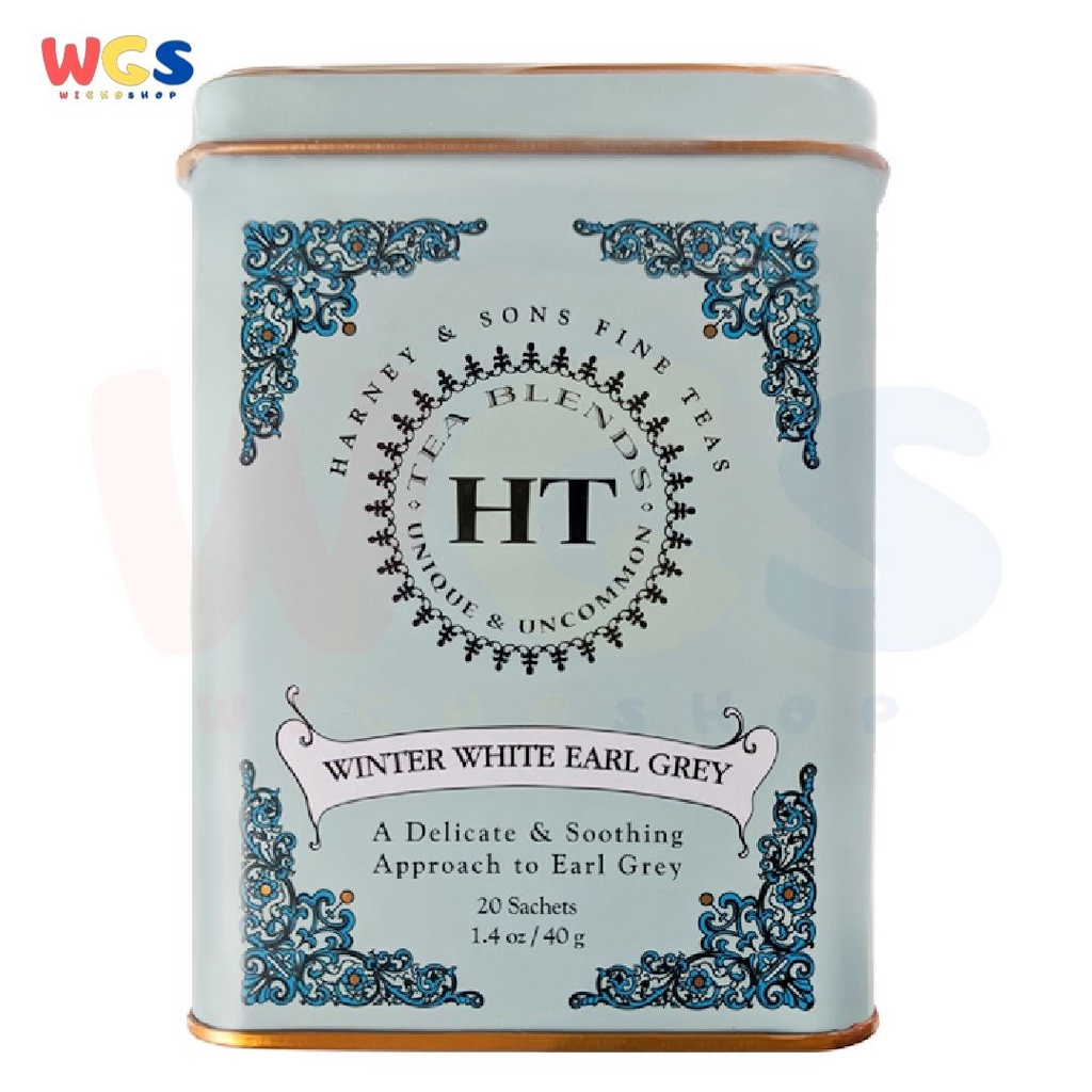 Harney &amp; Sons Teas Winter White Earl Grey 20 Sachets 40gr