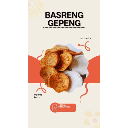 

BEST SELLER KRIPIK BASRENG GEPENG