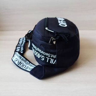 Off White Lbs 5400 Tas Multi Fungsi /Cowok/ Cewek/Dada/Pinggang/Slempang/Waistbag OF0001 - Black