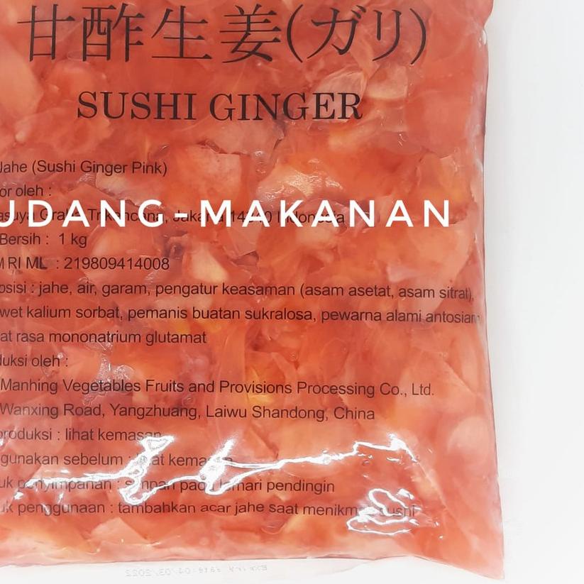 

✸ Sushi Ginger Pink / Sushi Gary / Acar Jahe 1 Kg ➥