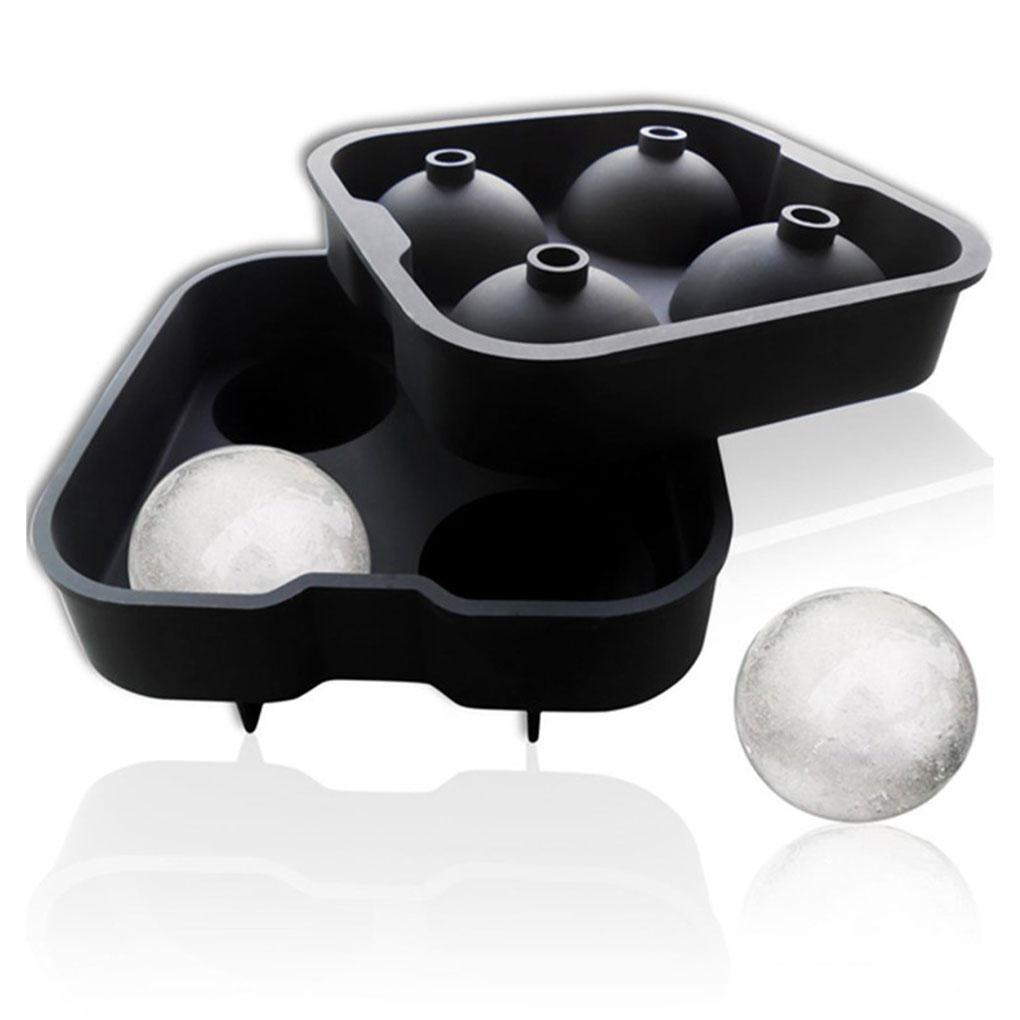 Ice Ball Cetakan Sphere Ice Maker Ball 4x4 5cm Silikon Untuk Minuman Apa Saja