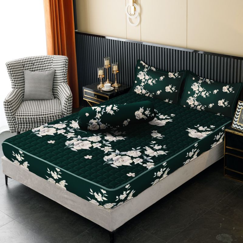 Sprei Sultan Waterproof Ukuran180x200&amp;160x200cm plus 2 sarung bantal dan sarung guling