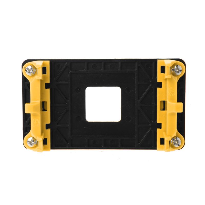 Cre Braket Pendingin CPU Motherboard Plat Belakang Heatsink Kipas Stand Base Mount Bracket Holder Untuk Socket AM2 AM3 Kuning