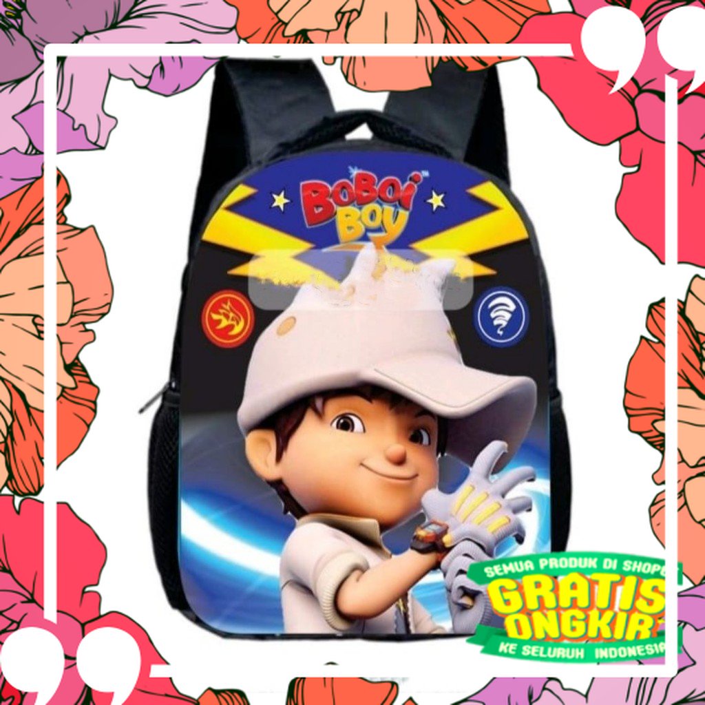 GGS Tas Boboiboy Tas Ransel Sekolah Anak Laki Laki Karakter Boboiboy tas Sekolah / karakter anime
