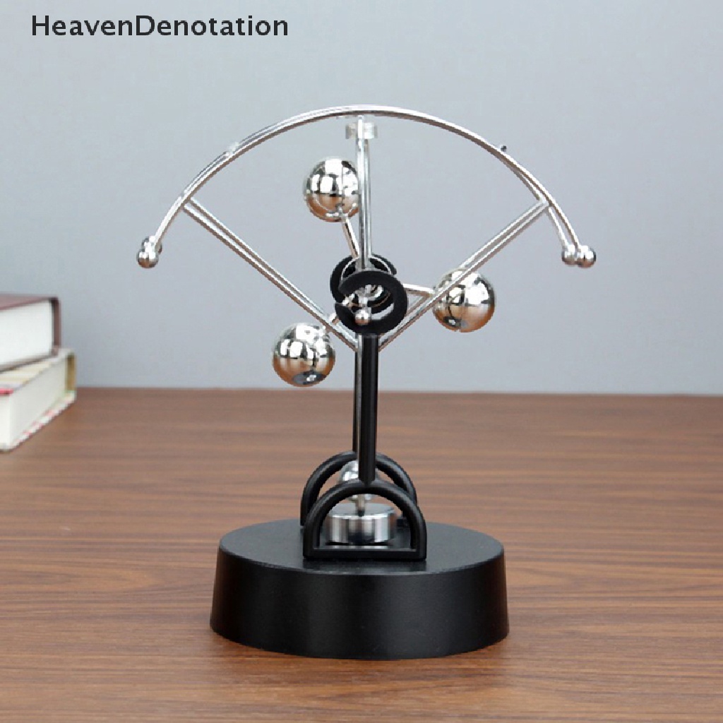 [HeavenDenotation] Sektor Parasut Gerak Abadi Dekorasi Meja Pendulum Newton Bola Chaos Swing Ornamen Anak Fisika Mainan Edukasi Ilmu Pengetahuan HDV