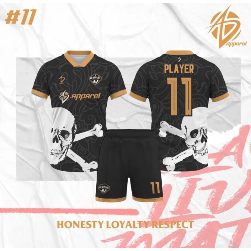 Jersey Futsal Skull St.Pauli AD Apparel