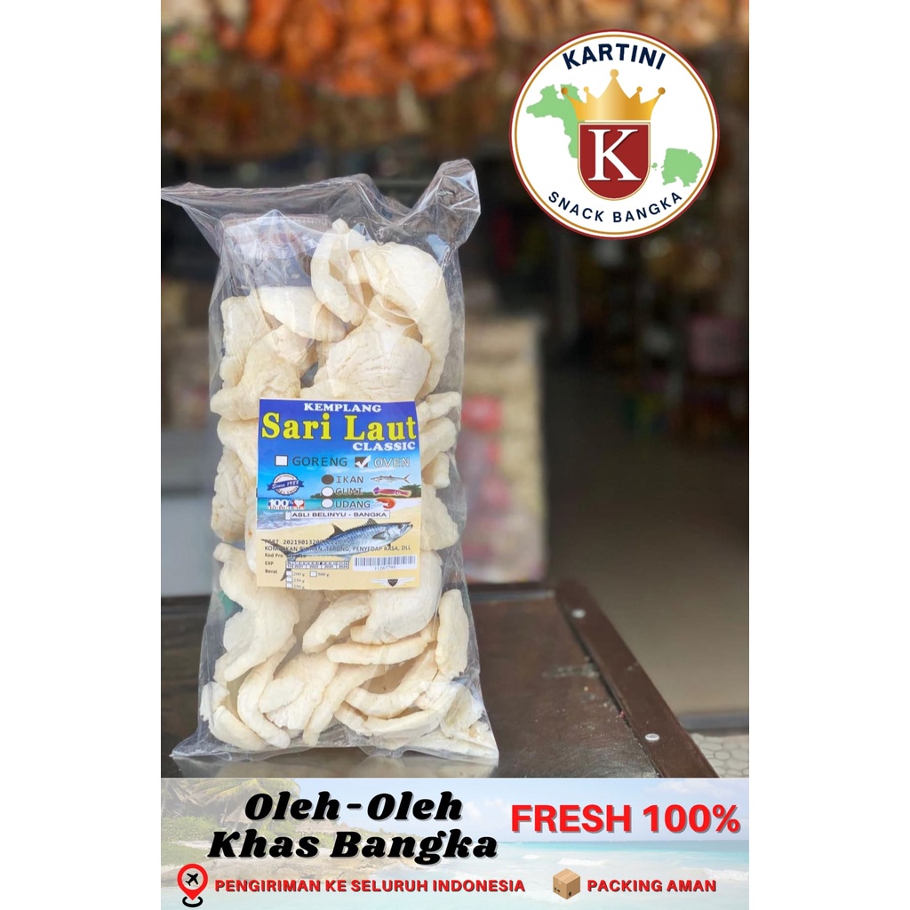 

Kemplang Oven Ikan Sari Laut 250gr Khas Bangka