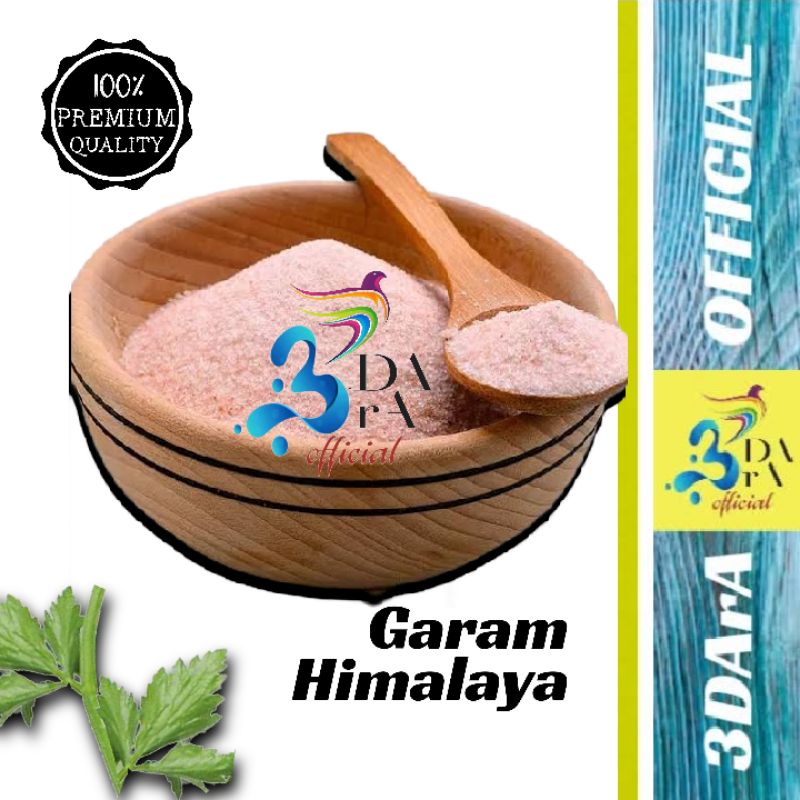 

Garam Himalaya 1kg - Natural Himalayan Pink Salt Asli Kualitas Premium