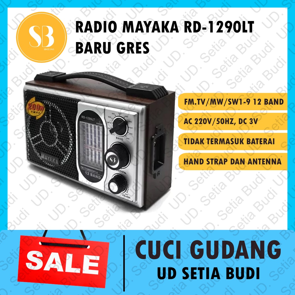 FM Radio Mayaka RD-1290LT Baru Gres