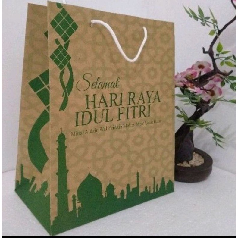 

paper bag idul fitri / tas kertas idul fitri 2023 / tas souvenir