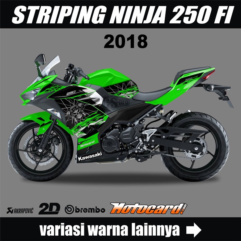 STRIPING VARIASI NINJA FI 250 2018/NINJA 250 FI 2018