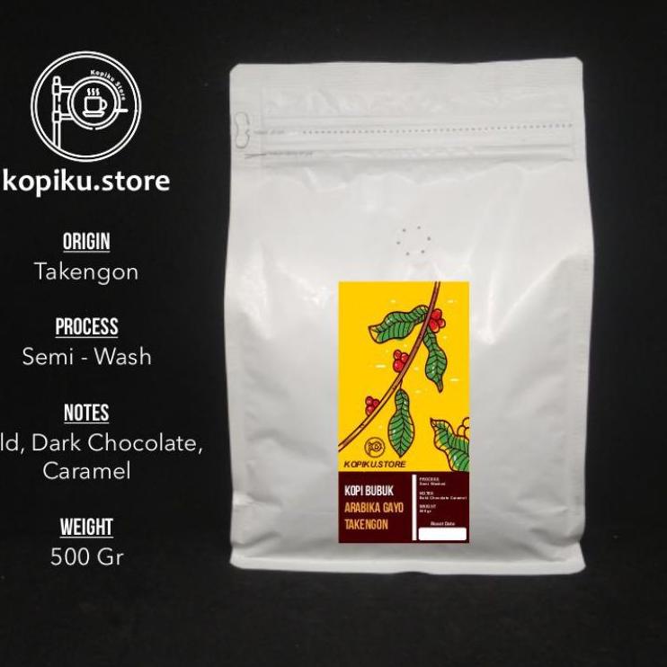 

【Penjualan Terbaik】✅COD Kopi Bubuk Arabika Aceh Gayo Takengon 500gr