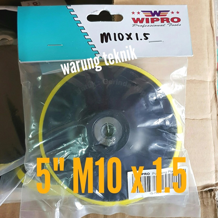 WIPRO TATAKAN POLES BACK UP PAD DIAMETER 5 INCH 125 MM DRAT M10 X 1.5