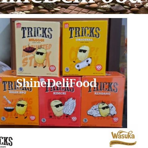 

Import Terlaris Tricks Paket Komplit lengkap 5 rasa- Tricks Snack - Bulgogi, Kimchi, Original, BBQ, Rendang- grosir