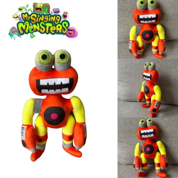 [READYSTOCK] 30cm My Singing Monsters Wubbox Mainan Mewah Permainan Kartun Boneka Boneka Lucu Lembut Untuk Hadiah Ulang Tahun Anak