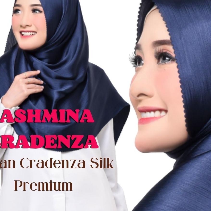 ♀ HIJAB PASHMINA CRADENZA SILK PREMIUM / PASHMINA TERBARU CRINKLE SILK PREMIUM LASER CUT ►