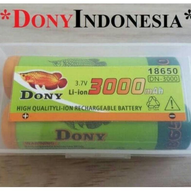 >V44859) Battery Baterai Senter Kepala DONY DN-3000 3000mah ORIGINAL [ READY STOCK ] [HARGA PER SATU