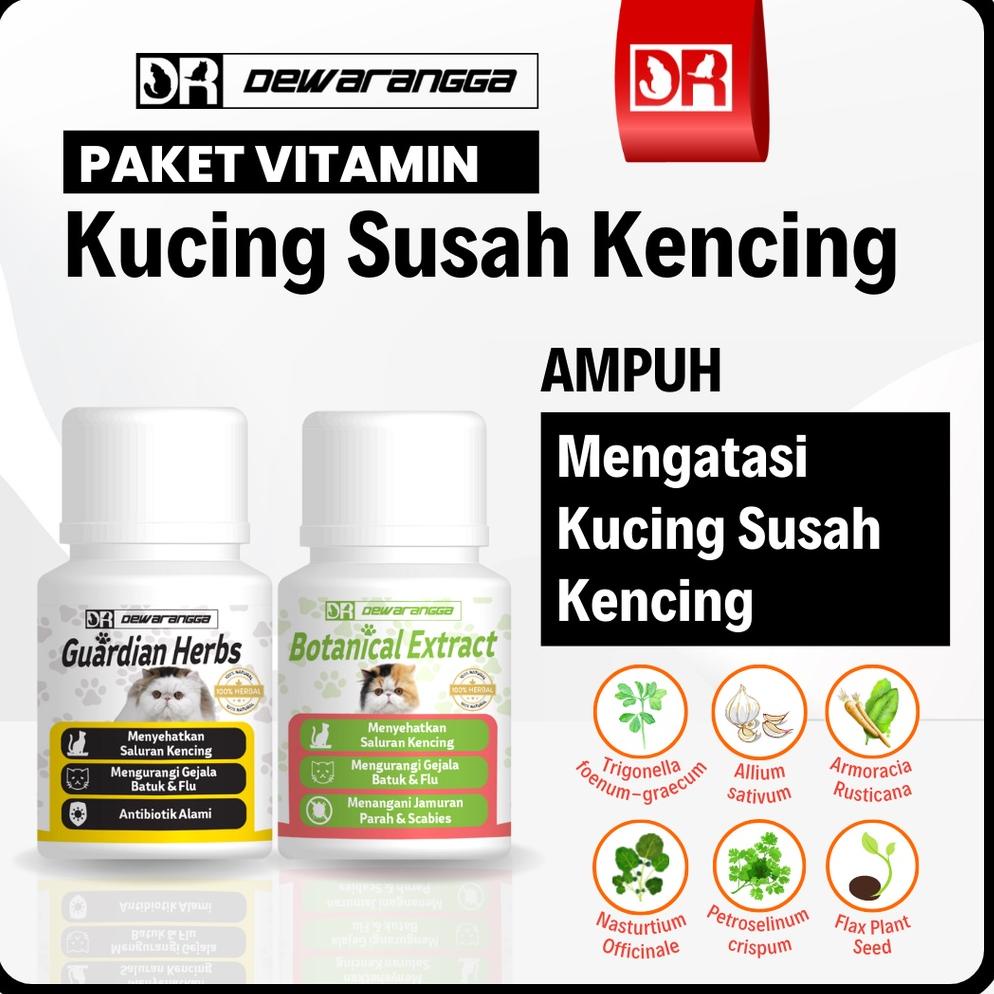 ✔✔SALE✔✔  Paket Vitamin Kucing Susah Kencing Dewarangga - Obat Kucing Susah Kencing - Obat Kencing K