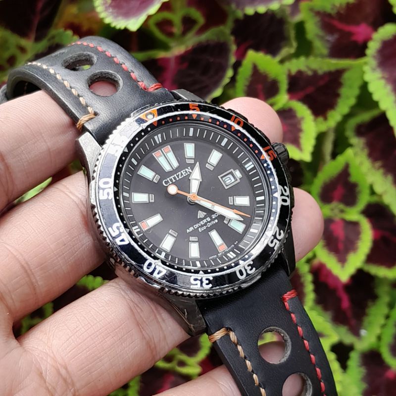 Jam tangan pria original Citizen air diver eco drive duratec B872 T014852