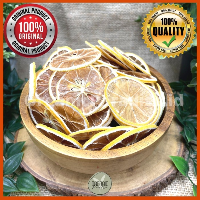

Dried Lemon Slice / Lemon Kering Iris Premium 250 gram