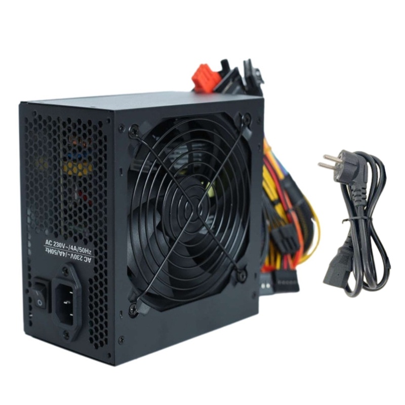 Zzz Rated-600W PSU 24Pin ATX 12V Full Modular Miner Sumber Listrik Komputer Desktop