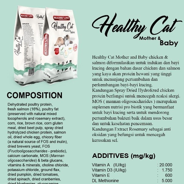 Healthy Pet Mother &amp; Baby Cat 400g Freshpack Healthy Cat Mother Baby